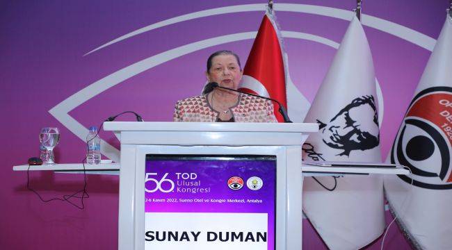 Sunay Duman TOD 56. Ulusal Kongresi’nde konuştu  